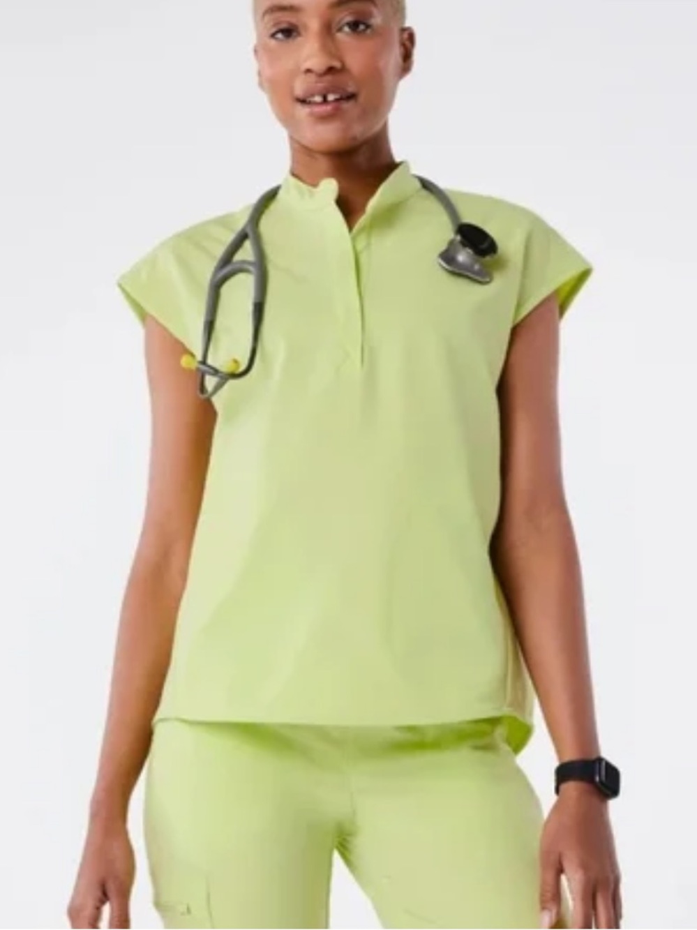 FIGS Sea Mist Rafaela Scrub Top XXS